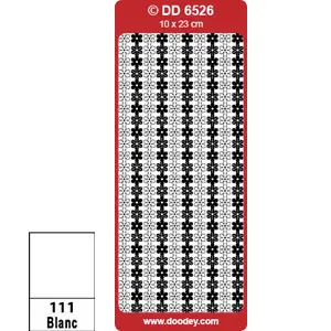 Peel Off Bordure Flowerframe Blanc