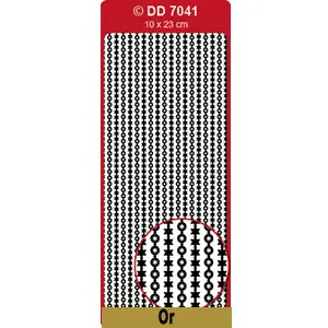 Peel Off Bordure Flexible Or