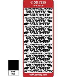 Peel Off Halloween Noir mat