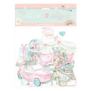 Stamperia Découpes Noël Rose 2