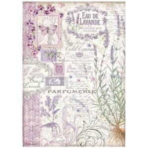 Stamperia Papier de Riz Provence Eau De Lavande