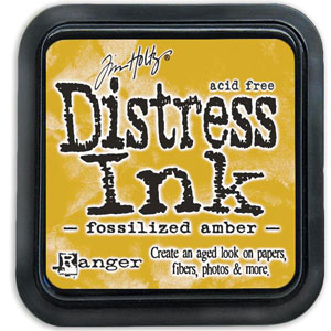 Distress Ink Fossilized Amber