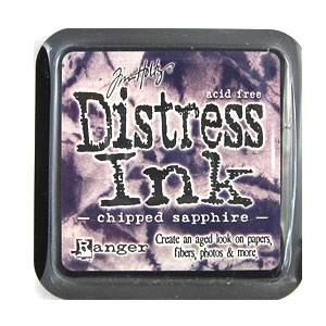 Distress Ink Chipped Sapphire