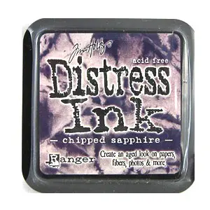Distress Ink Chipped Sapphire