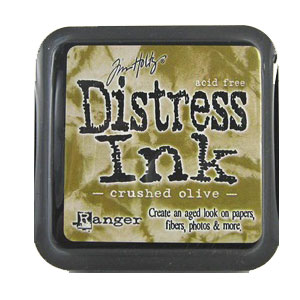 Distress ink Crushed Olive
