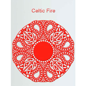 Cheery Lynn Doily Celtic Fire