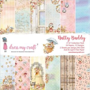 Dress My Crafts Collection 6"X6" Nutty Buddy