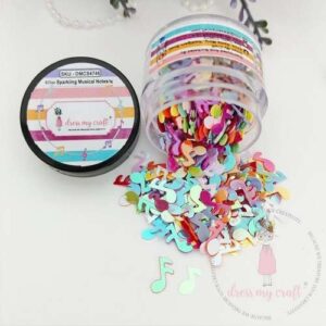 Dress My Crafts pièces pour Skaker Notes Musicales