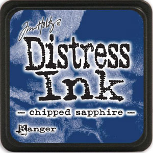 Mini Distress Ink Chipped Sapphire