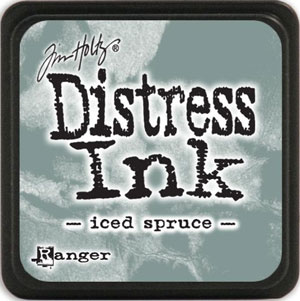 Mini Distress Ink Iced Spruce