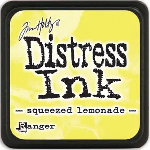 Mini Distress Ink Squeezed Lemonade