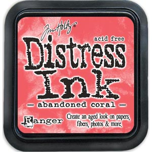 Mini Distress Ink Abandoned Coral