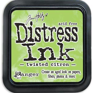 Mini Distress Ink Twisted Citron