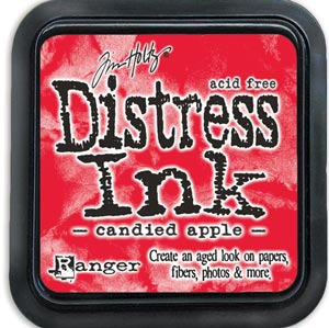 Mini Distress Ink Candied Apple