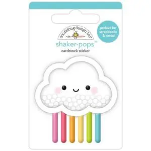 Doodlebug Autocollants Shaker-pop 3D Arc-en-Ciel