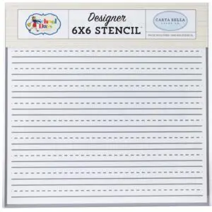 Carta Bella Masque 6 X 6 pouces Papier ligné