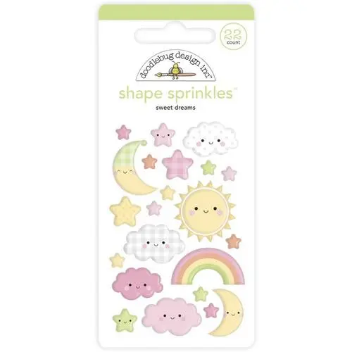 Doodlebug Autocollants émaillés Faites de Beaux Rêves