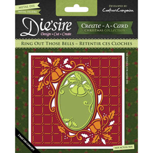 Die'sire Create-A-Card Die & Emboss Cloches de Noël