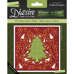 Die'sire Create-A-Card Die & Emboss Sapin de Noël