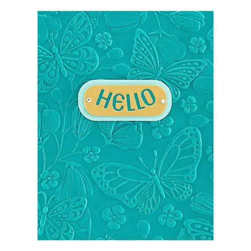 Spellbinders Plaque d'embossage 3D Jolis Papillons