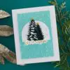 Spellbinders Plaque d'embossage 3D Neige Scintillante