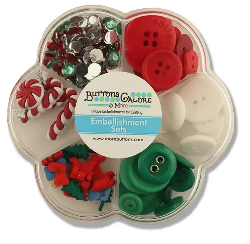 Buttons Galore Embelissements divers Noël