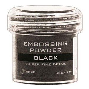 Poudre embossage Super Fine Noire