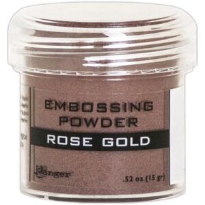 Poudre embossage Métallique Rose Gold