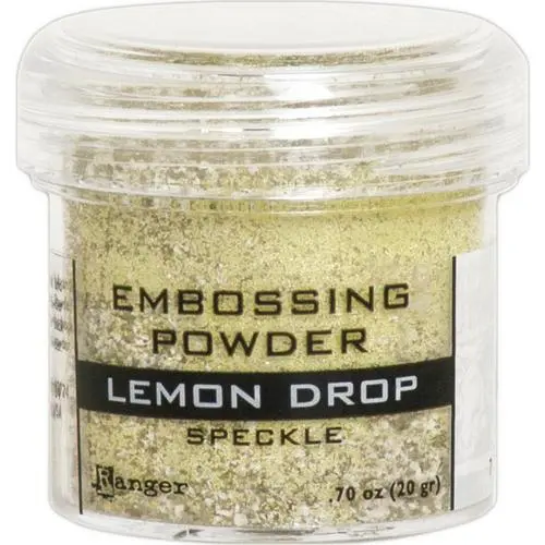 Poudre embossage tachetée  Lemon Drop