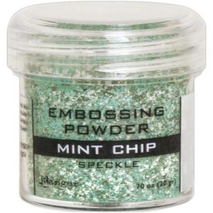 Poudre embossage tachetée Mint Chip