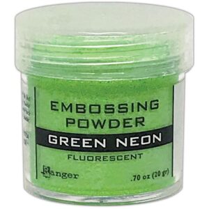 Poudre embossage Fluorescente Vert Néon