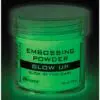 Poudre embossage Brillant dans le Noir