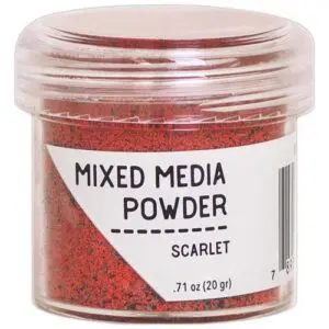 Poudre embossage Ranger Mixte Media Scarlet