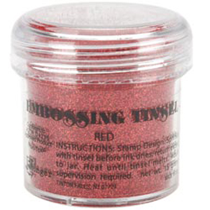 Poudre embossage Tinzel Rouge