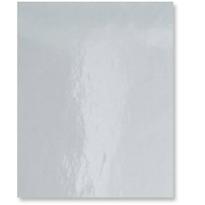 Bazzill Cardstock métallique argent