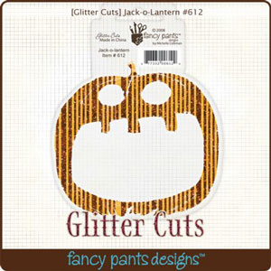 Glitter Cuts Citrouille