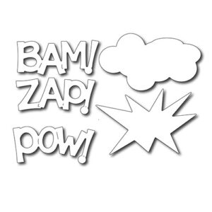 Frantic Stamper Dies Pow Zap Bam