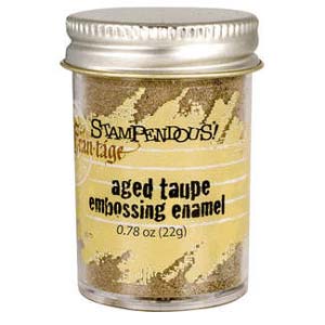 Stampendous Aged Embossing Enamel Taupe