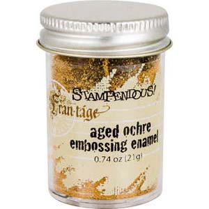 Stampendous Aged Embossing Enamel Ochre