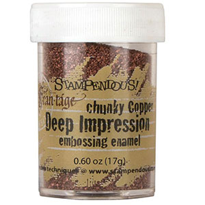 Stampendous Deep Impression Chunky Embossing Enamel Cuivre