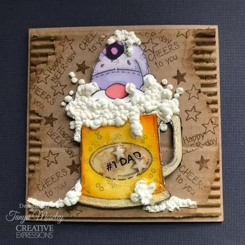 Woodware Étampe Gnome & Bière