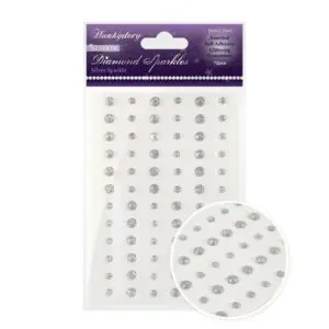 Hunkydory Crafts Cristaux scintillants argent