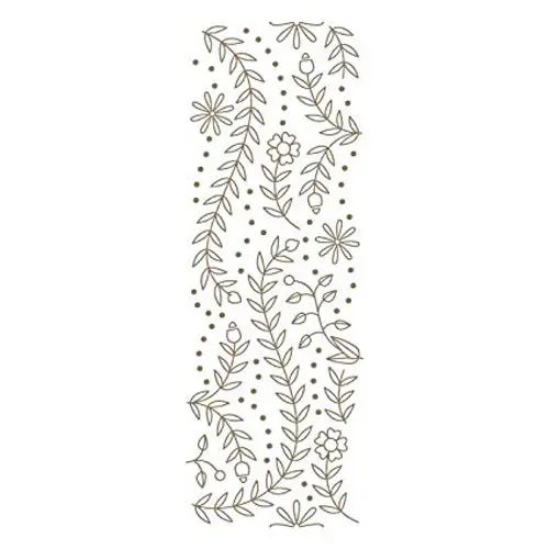Spellbinders Glimmer Hot Foil Plate Bordure Fleurs