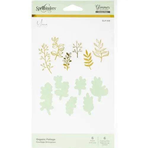 Spellbinders Glimmer Hot Foil Plate & Dies Foliage