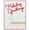 Spellbinders Glimmer Hot Foil Bordures de chandail de Noël
