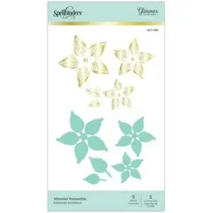 Spellbinders Glimmer Hot Foil & Die Poinsettias