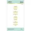 Spellbinders Glimmer Hot Foil Bordure Flocons