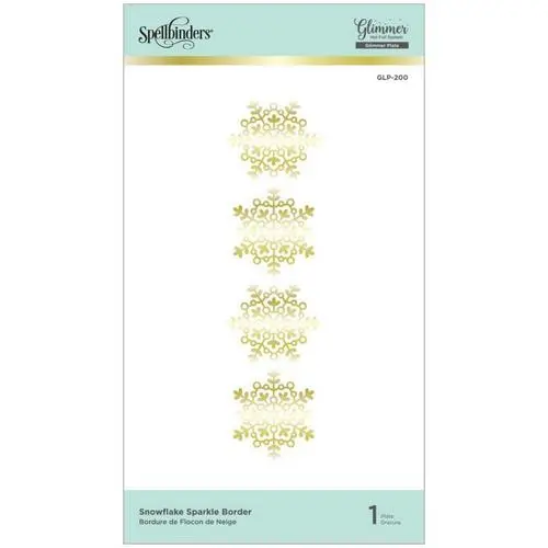 Spellbinders Glimmer Hot Foil Bordure Flocons