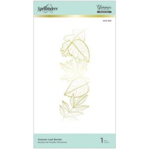 Spellbinders Glimmer Hot Foil Plate Feuilles d'Automne