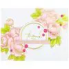 Spellbinders Glimmer Hot Foil Plaque Pivoines